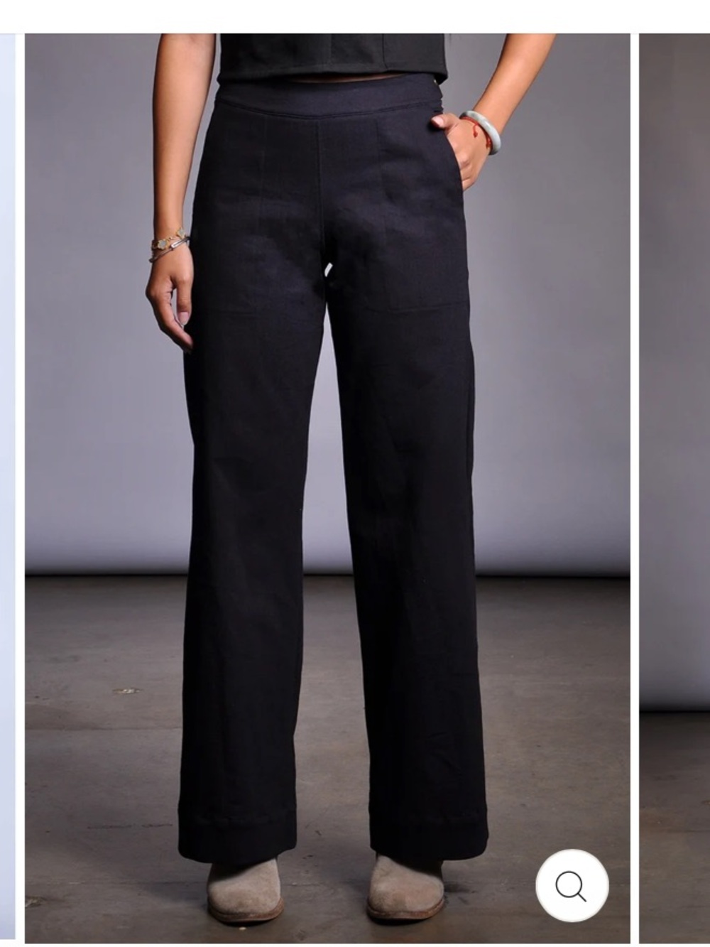 Garnish Apparel Wide Leg black pants